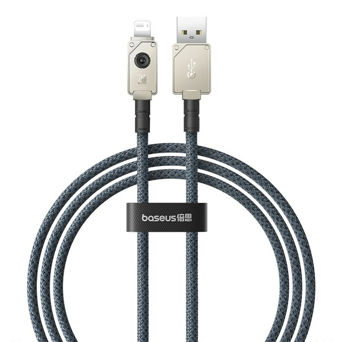 Kabel USB till Lightning Baseus P10355802221-00 Vit 1 m