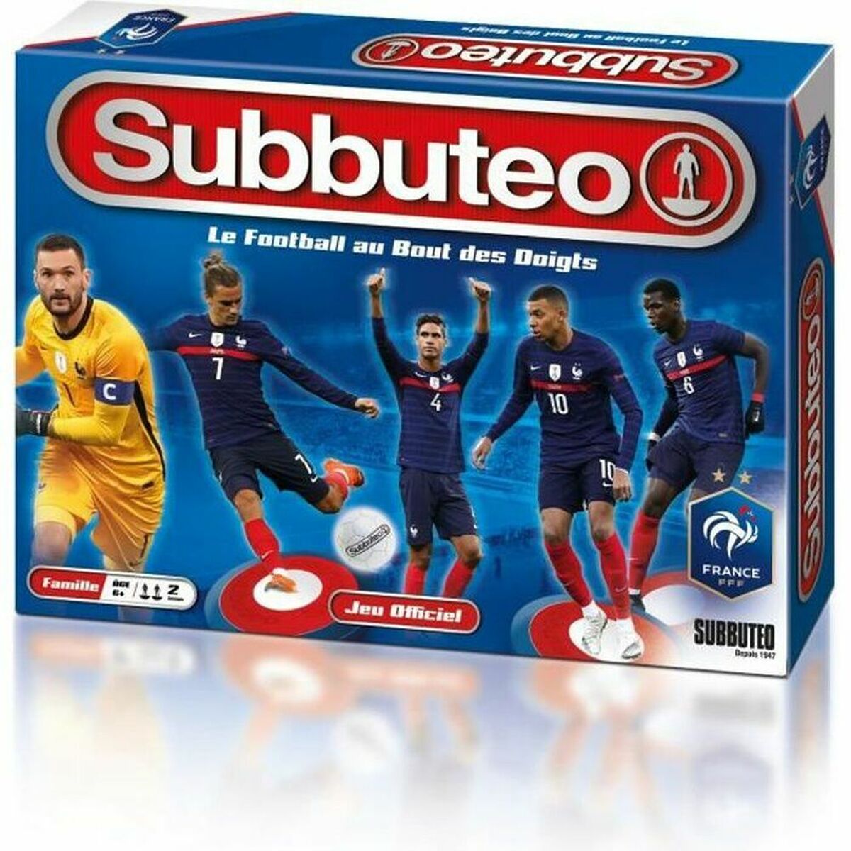 Sällskapsspel Megableu Subbuteo French team 30 x 7 x 41 cm