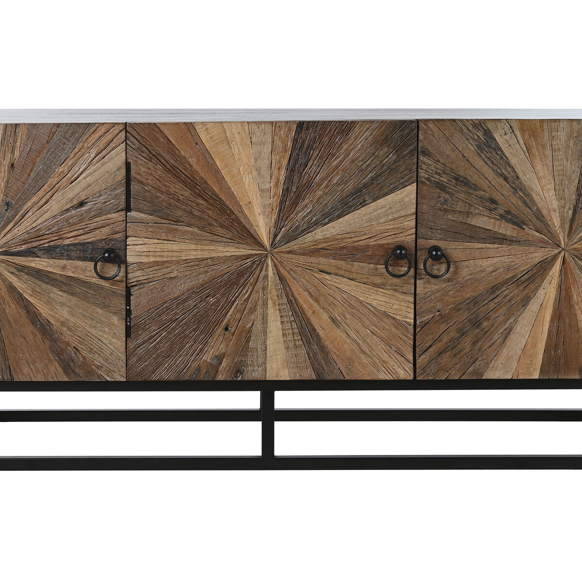 TV-möbler Home ESPRIT Svart Naturell 135 x 40 x 55 cm - 4