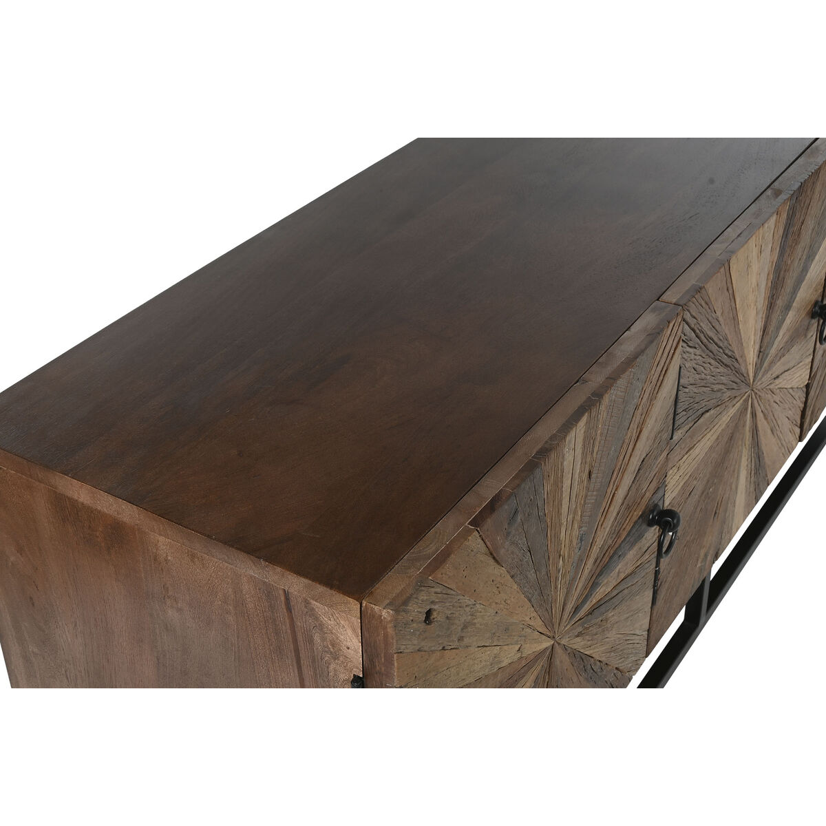 TV-möbler Home ESPRIT Svart Naturell 135 x 40 x 55 cm - 2