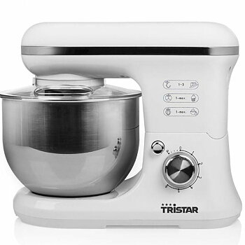 mixer-knådmaskinen med skål Tristar MX-4817 Vit 1200 W 1500 W 5 L