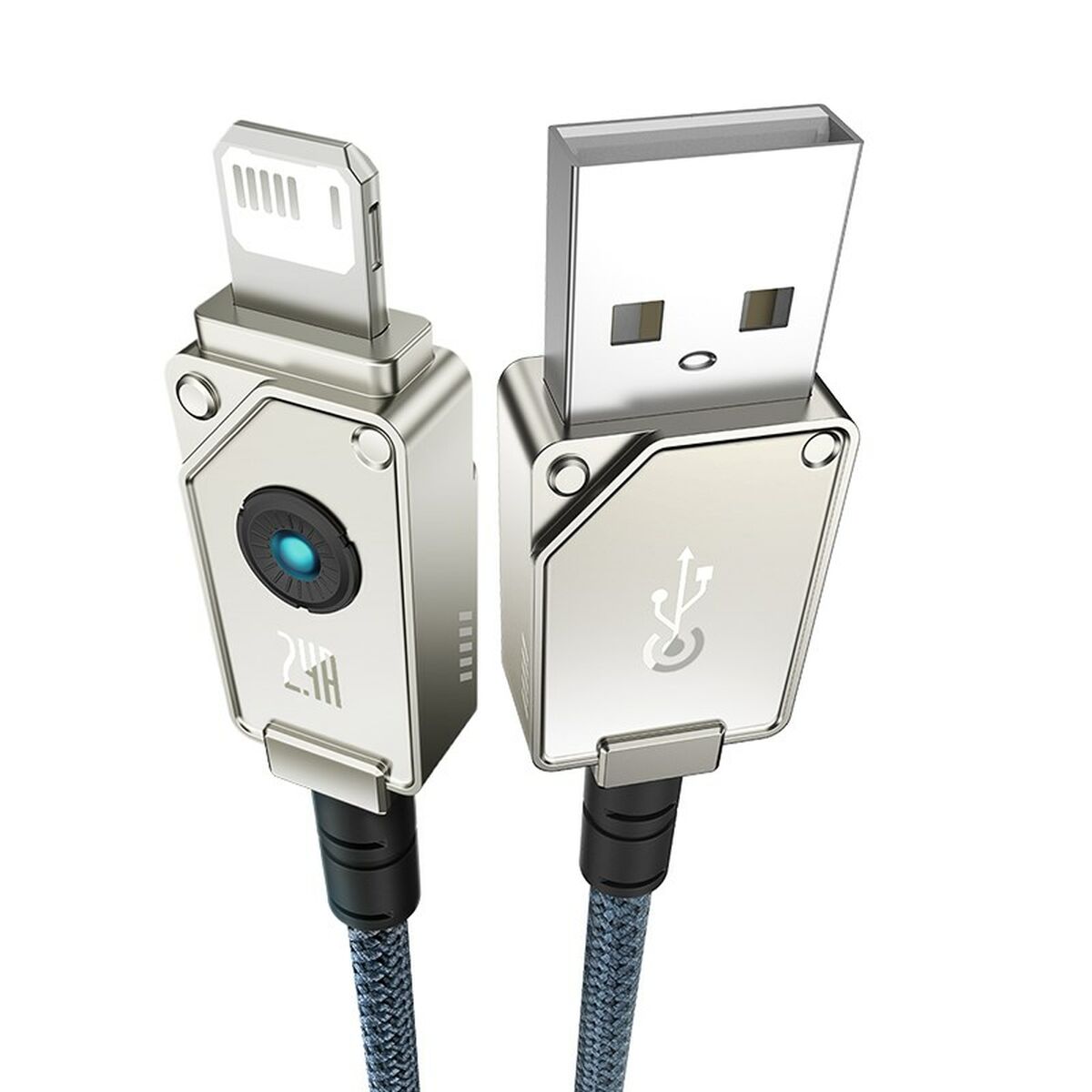 Kabel USB till Lightning Baseus P10355802111-01 Svart 2 m - 2