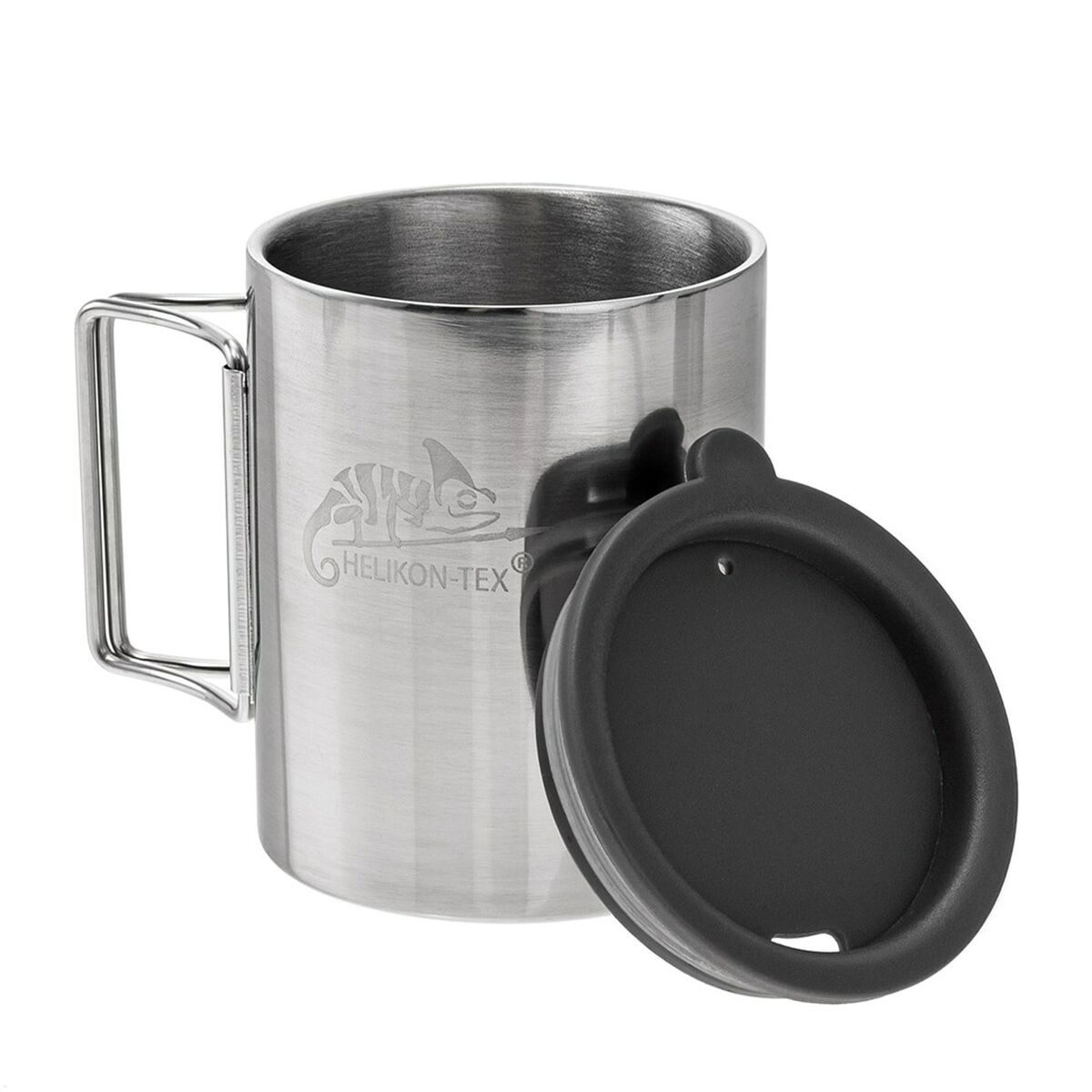 Termos Helikon HE.TK-TK1-SS-15 Svart Silvrig Rostfritt stål 250 ml - 3