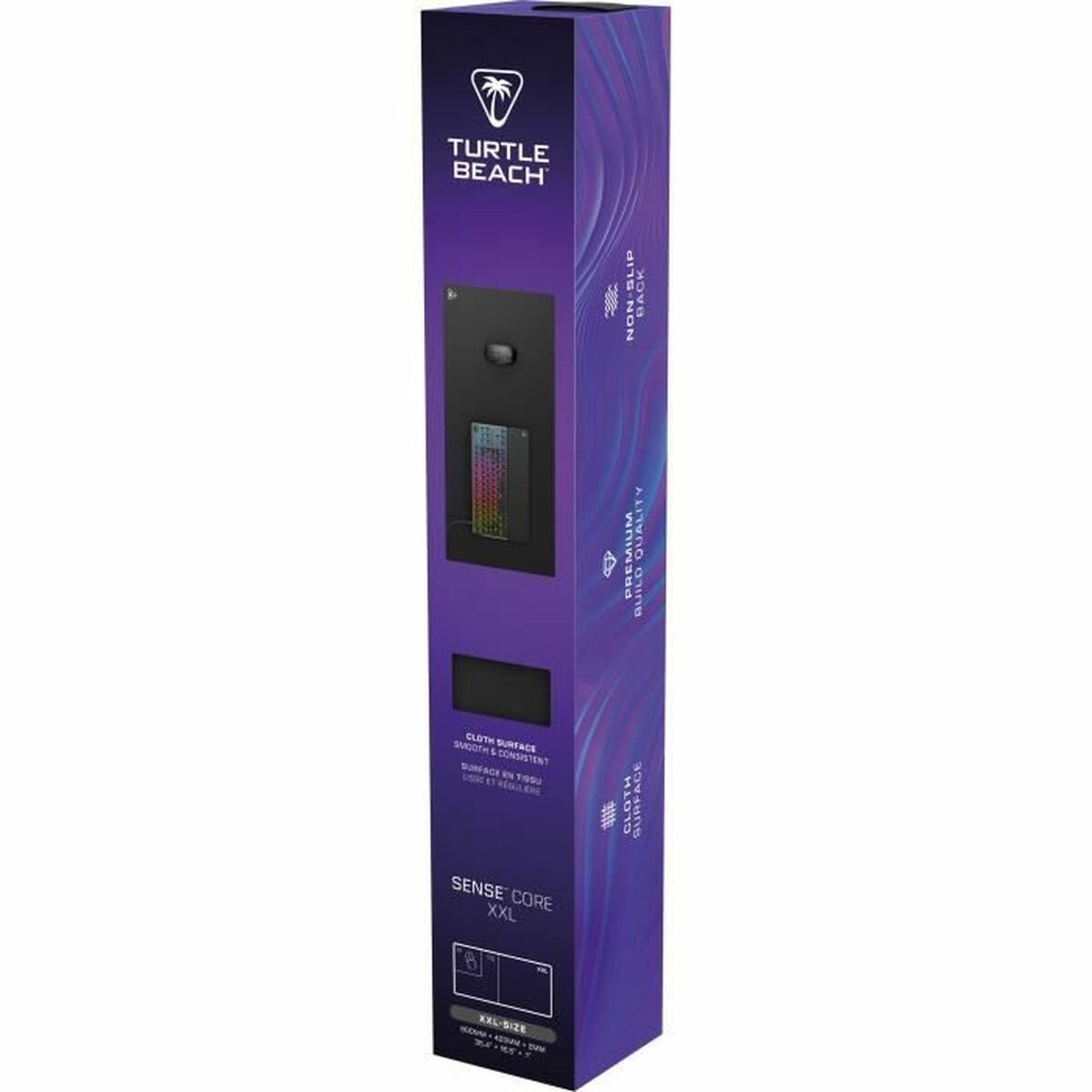 Musmatta Turtle Beach Sense Core XXL Svart - 4