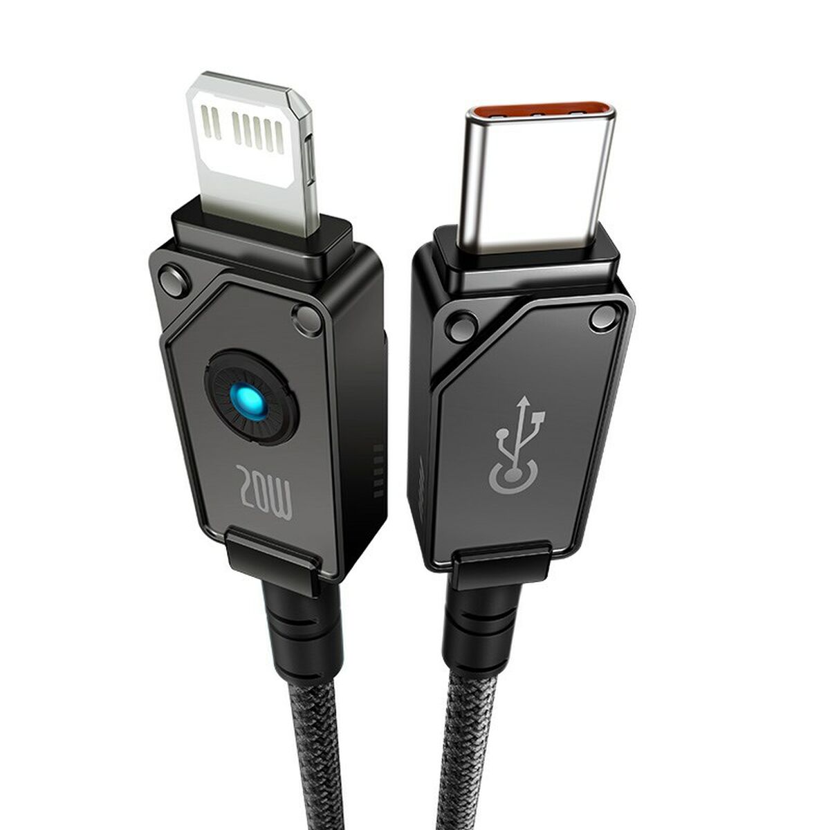 Kabel USB-C till Lightning Baseus P10355803111-00 Svart 1 m - 2