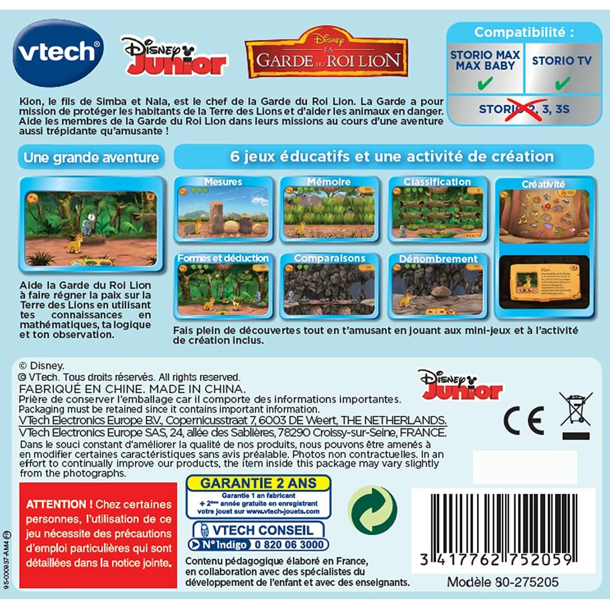 Utbildningsspel Vtech La garde du Roi Lion (FR) - 3