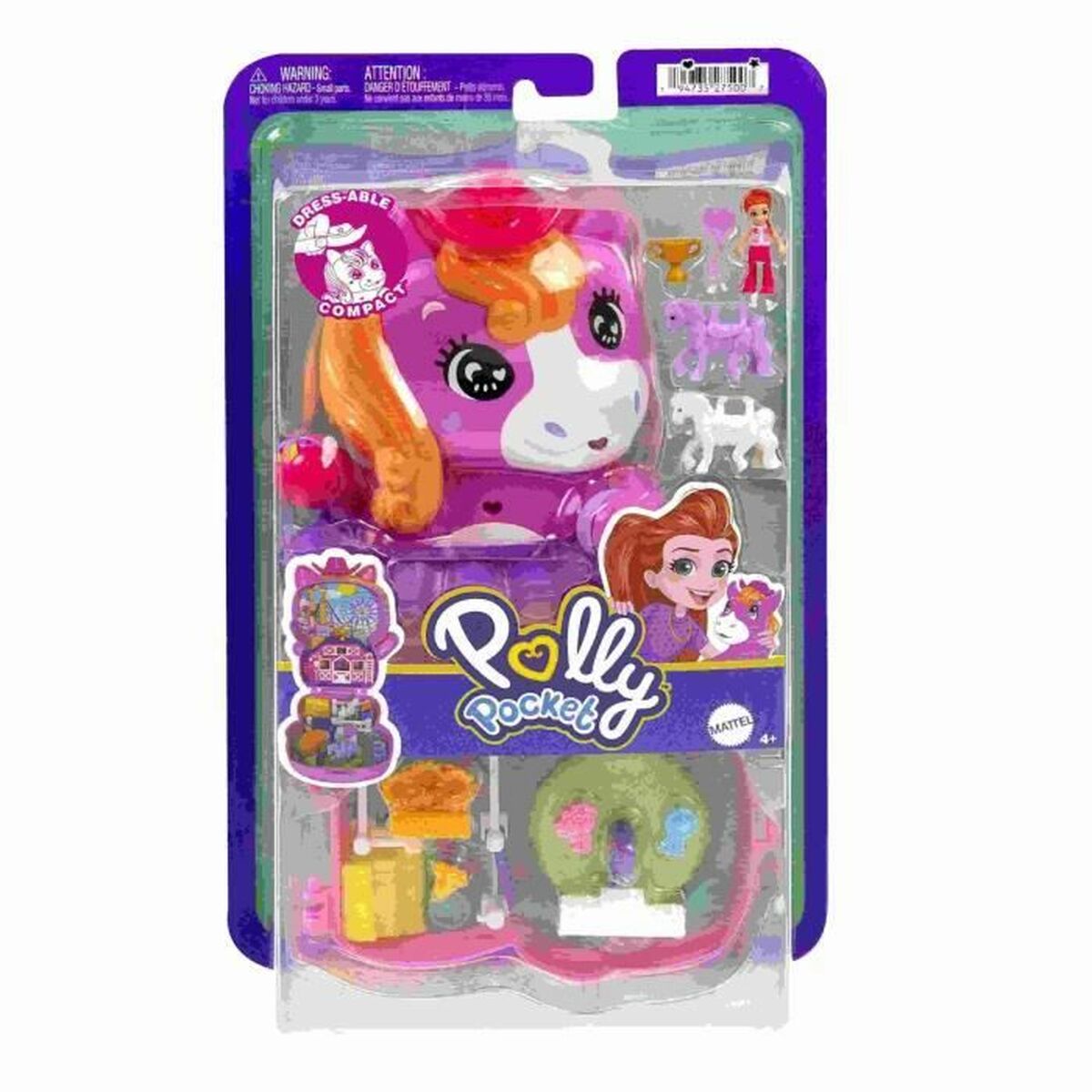 Playset Polly Pocket PONY RODEO BOX - 6
