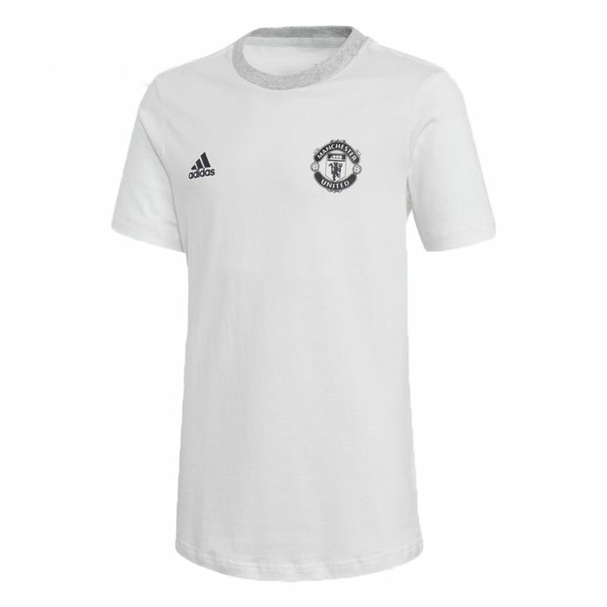 Kortärmad fotbollströja, Barn Adidas  Manchester United Vit - 5