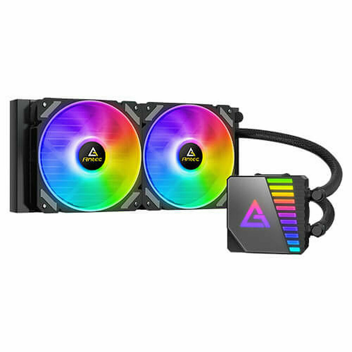Flytande kylkit Antec 0-761345-74043-2 ARGB 72 cfm Svart