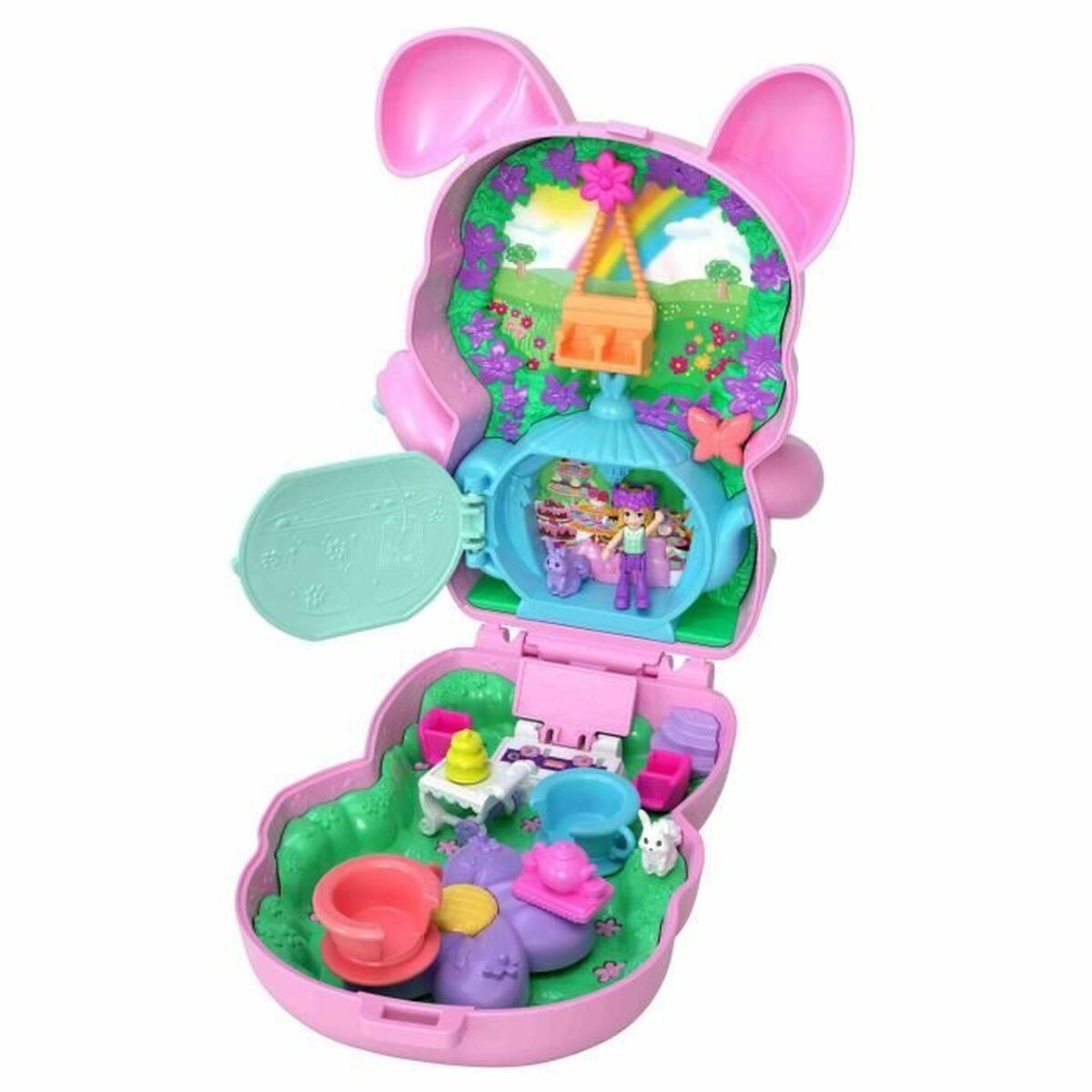 Playset Polly Pocket Tea Time Rabbit Box - 5