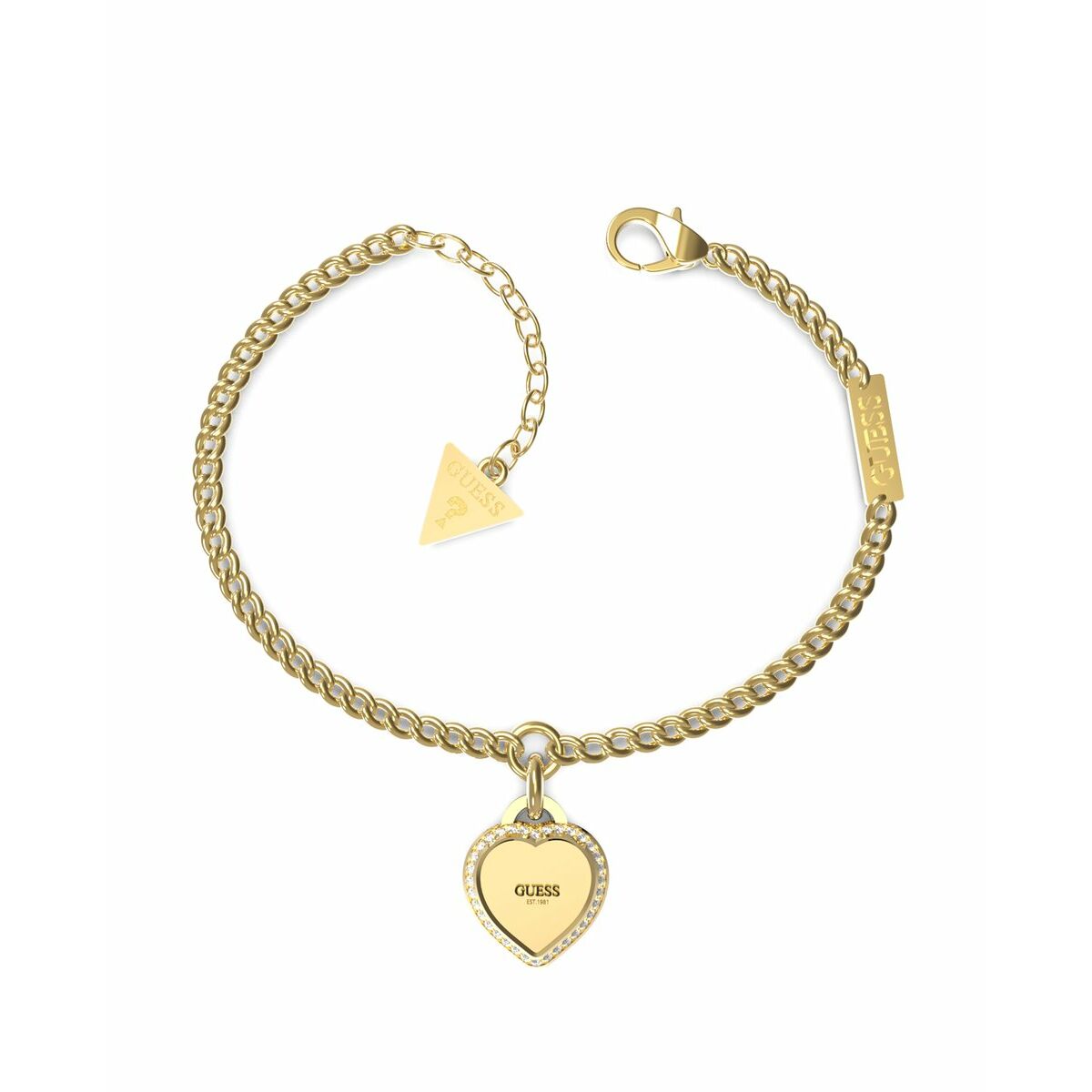 Damarmband Guess Fine Heart 20 cm