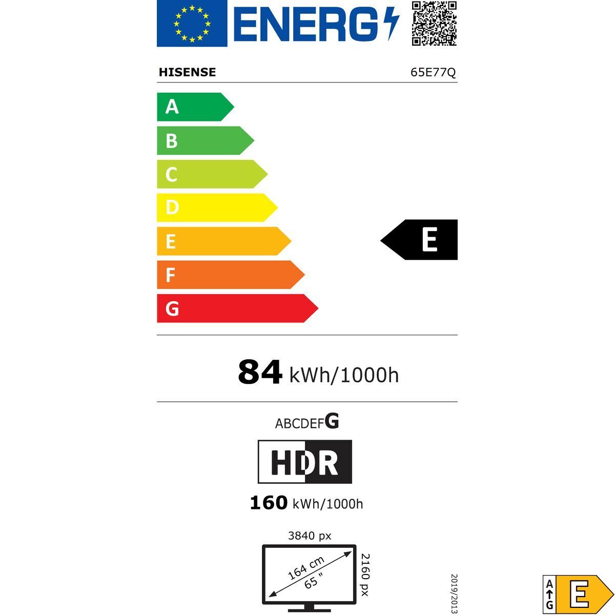Smart TV Hisense 65E77Q       65 65" 4K Ultra HD - 2