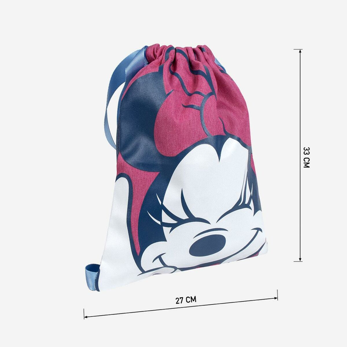 Ryggsäck till barn Minnie Mouse Rosa 27 x 33 x 1 cm - 2