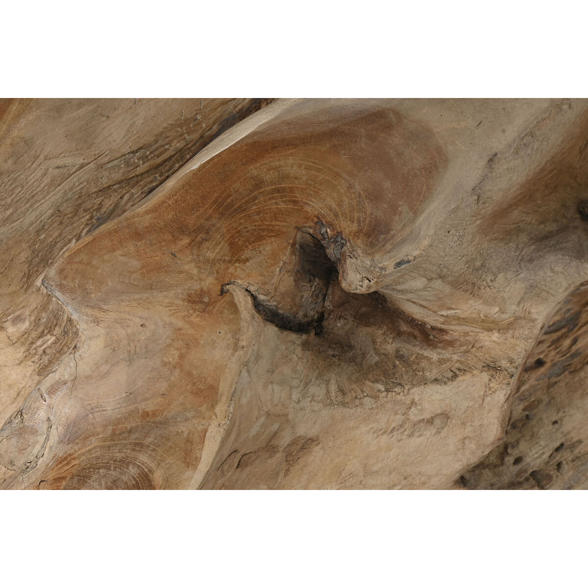 Sidobord Home ESPRIT Naturell 50 x 50 x 40 cm - 3