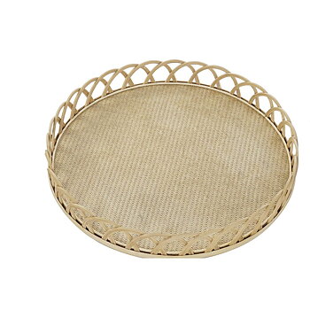 Bordsdekoration DKD Home Decor Brun Bambu 8 cm 58 x 58 x 9 cm (3 Delar)