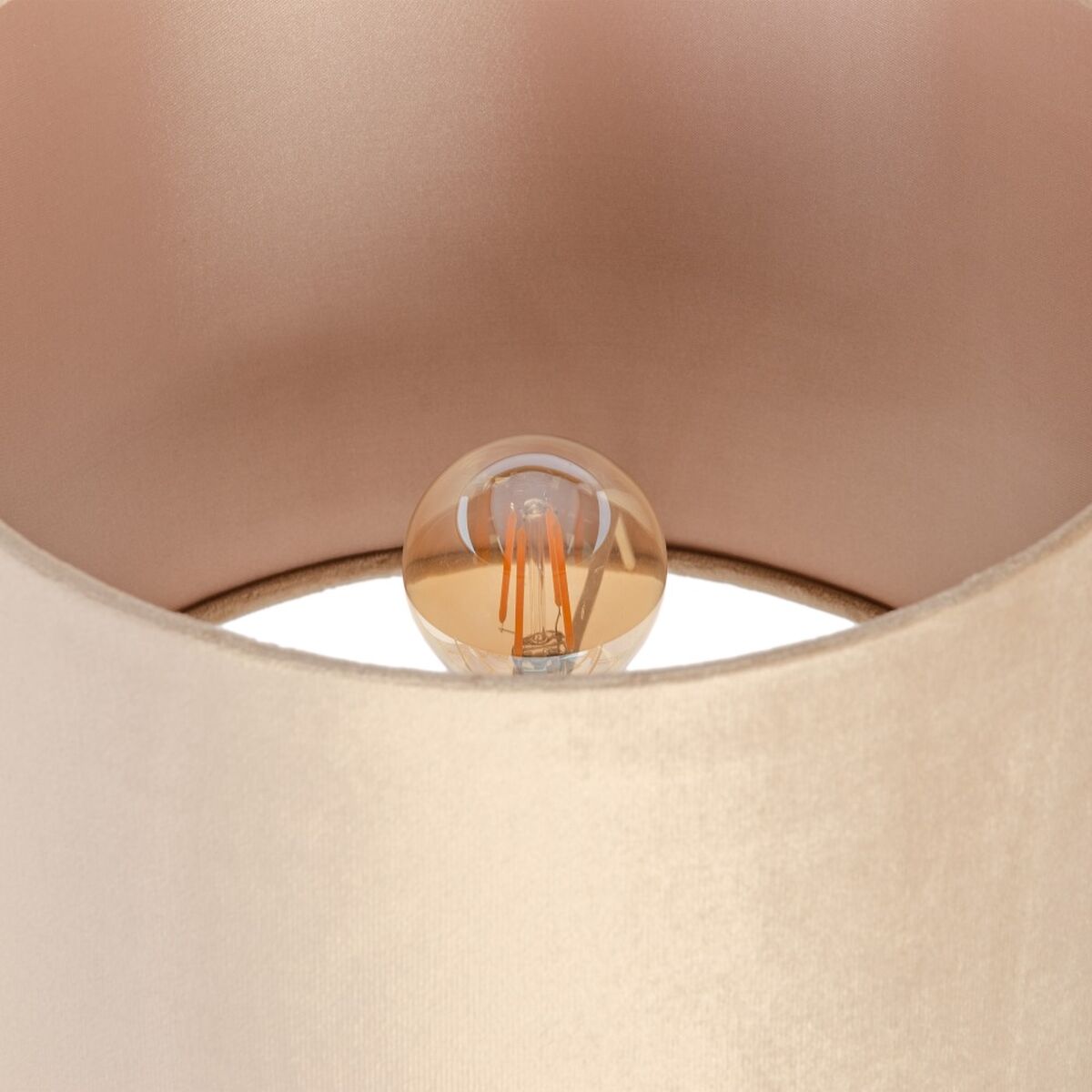 Bordslampa Gyllene Sammet Keramik 60 W 220 V 240 V 220-240 V 30 x 30 x 40 cm - 3