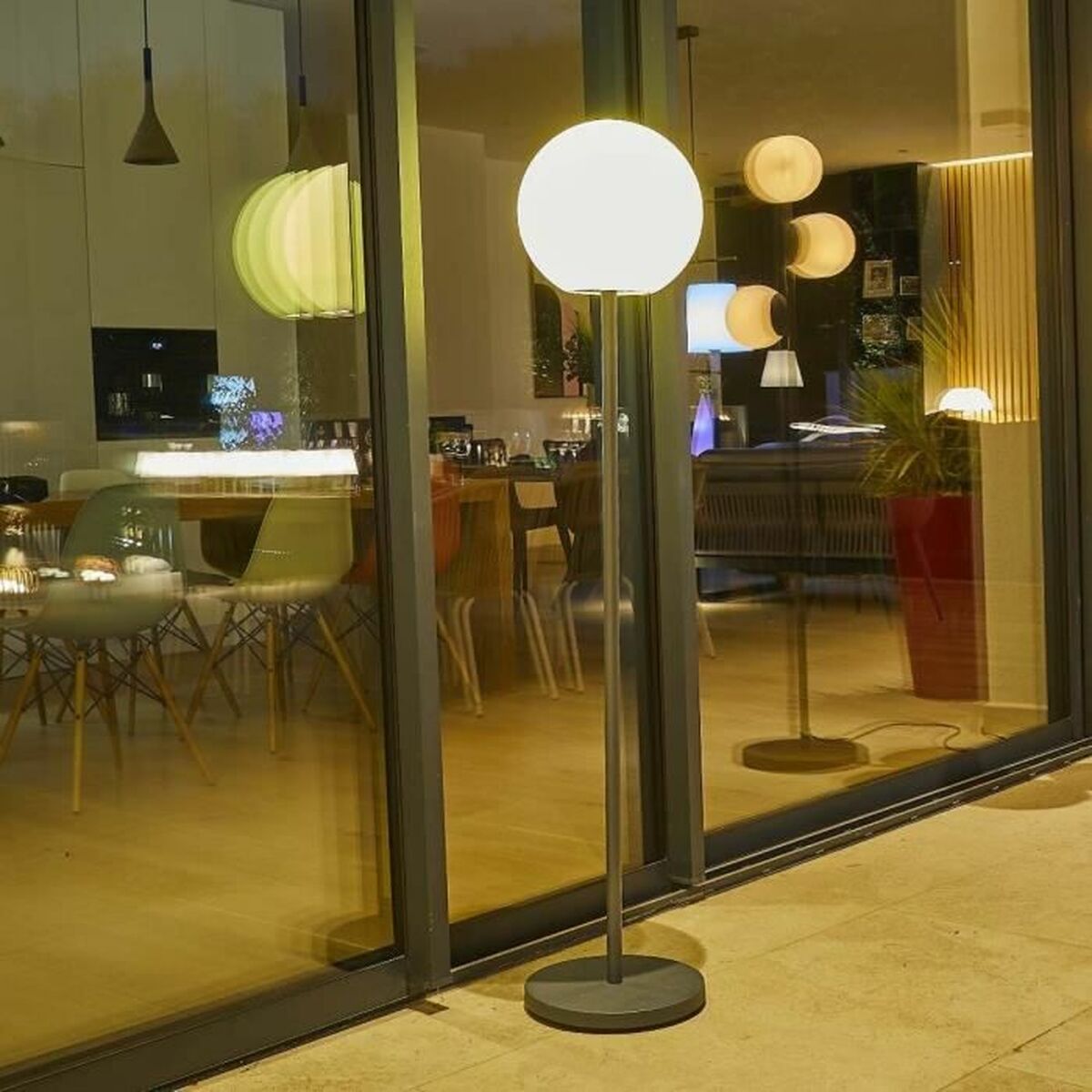 Golvlampa Lumisky H150 Grå - 4