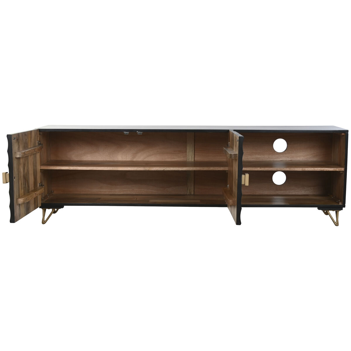 TV-möbler Home ESPRIT Svart 160 x 40 x 50 cm - 3
