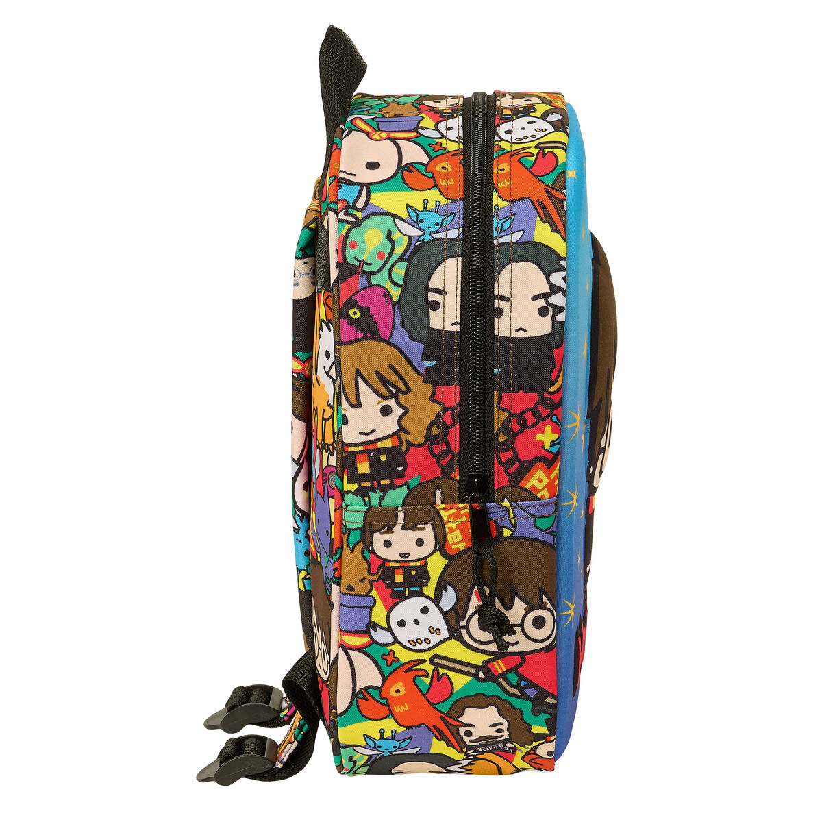 Skolryggsäck Harry Potter Blå Multicolour 22 x 27 x 10 cm 3D - 3