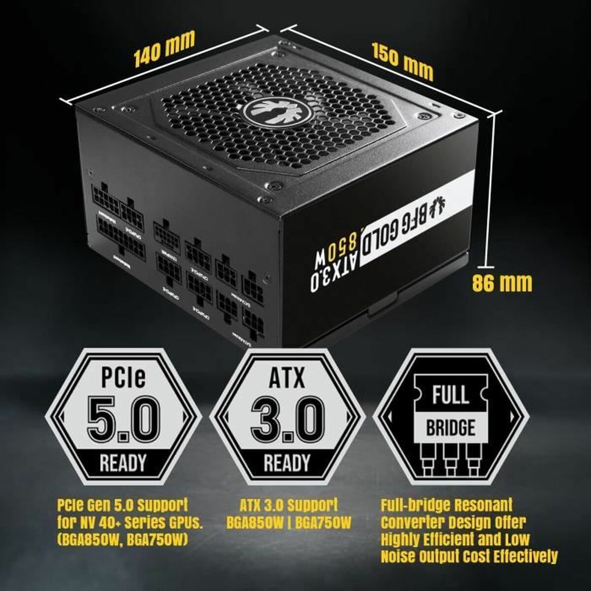 Strömtillförsel BitFenix ATX - 4