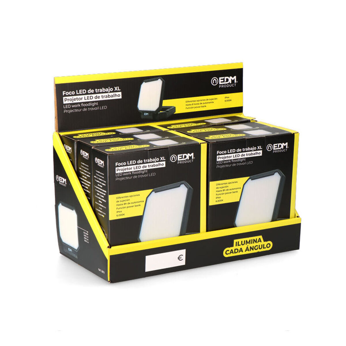 LED spotlight EDM 36111 60 W 6000 K 1000 Lm 2000 Lm 4000 Lm - 5