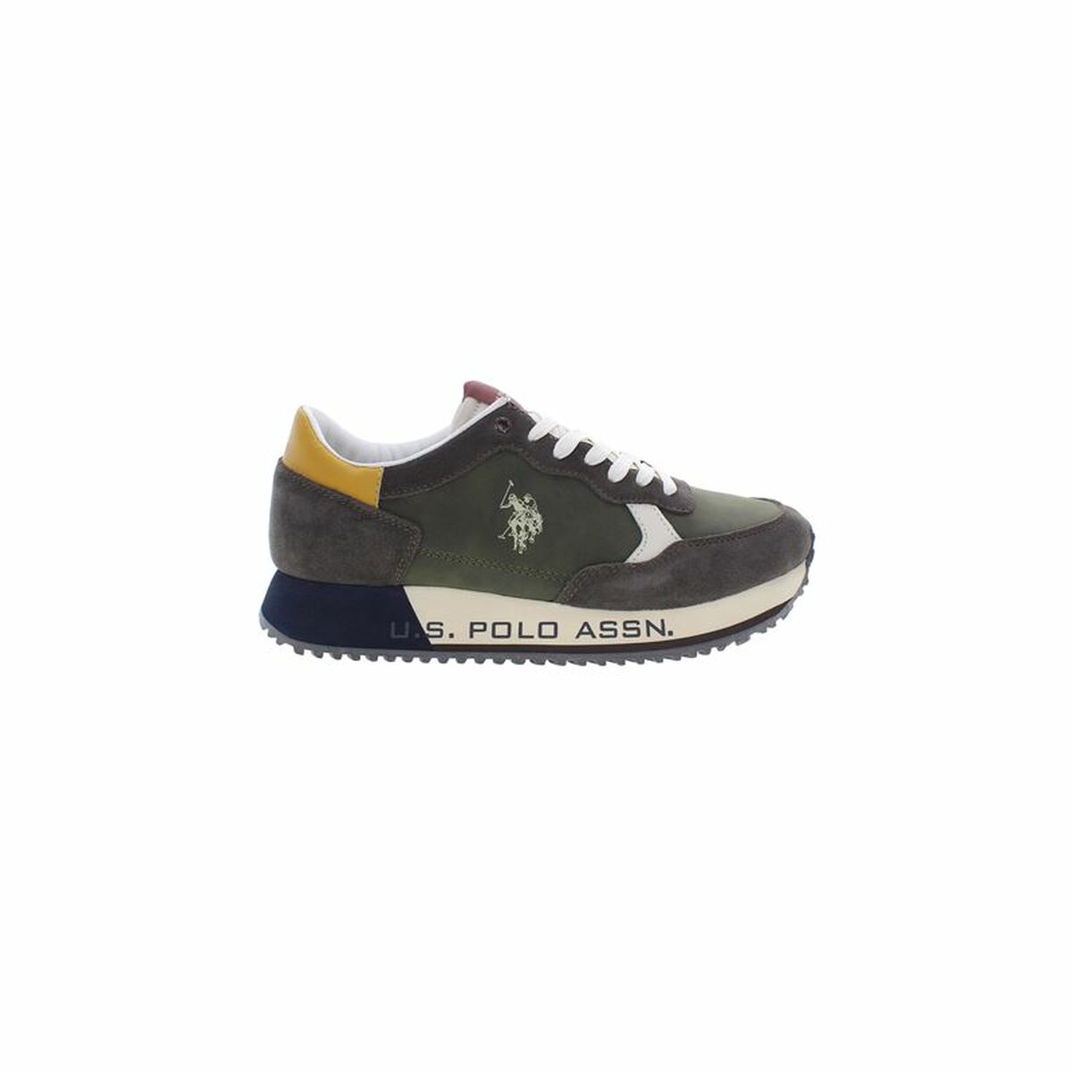 Sportskor Casual U.S. Polo Assn. Cleef005M Brun Oliv - 2