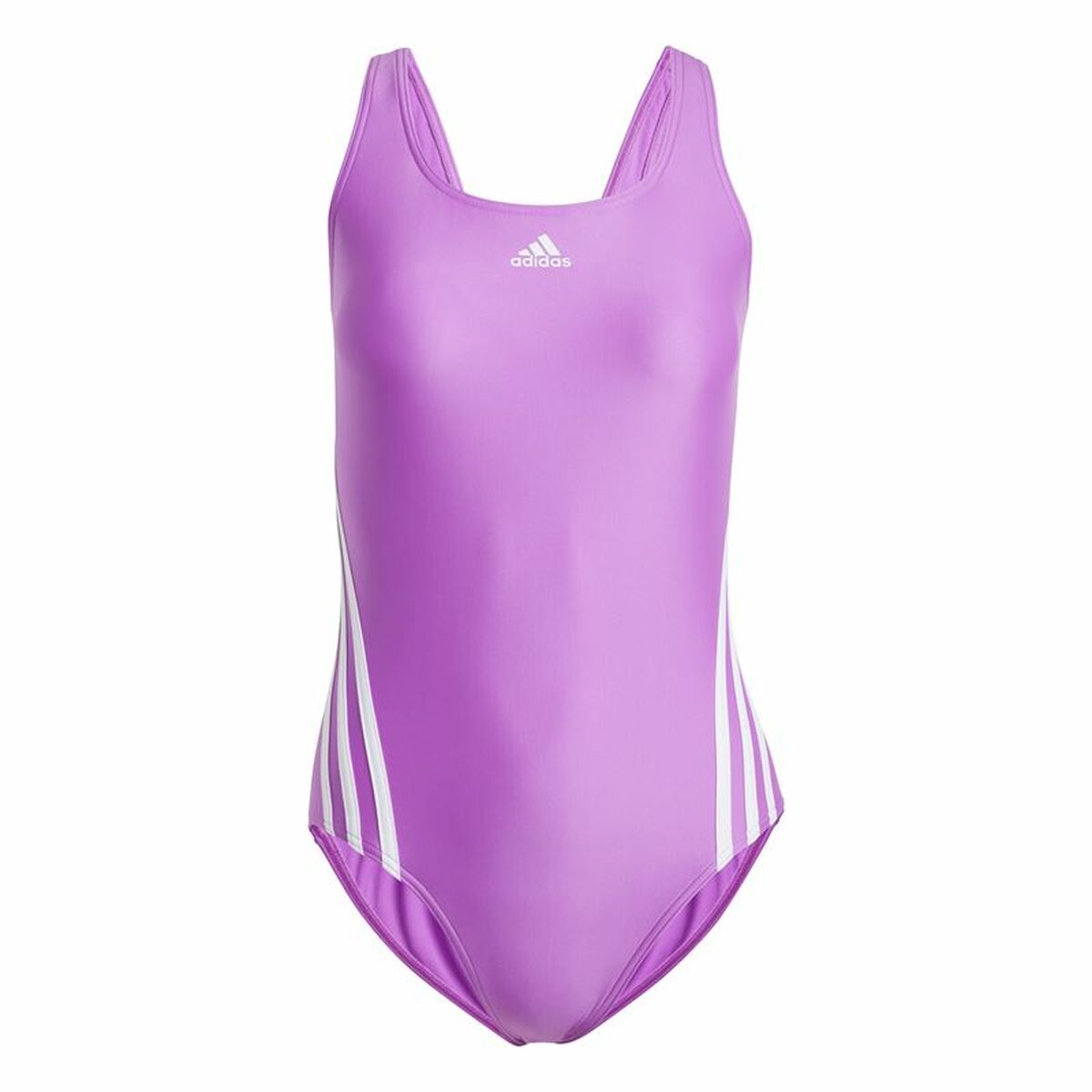 Baddräkt Dam Adidas 3 Bandas Purpur