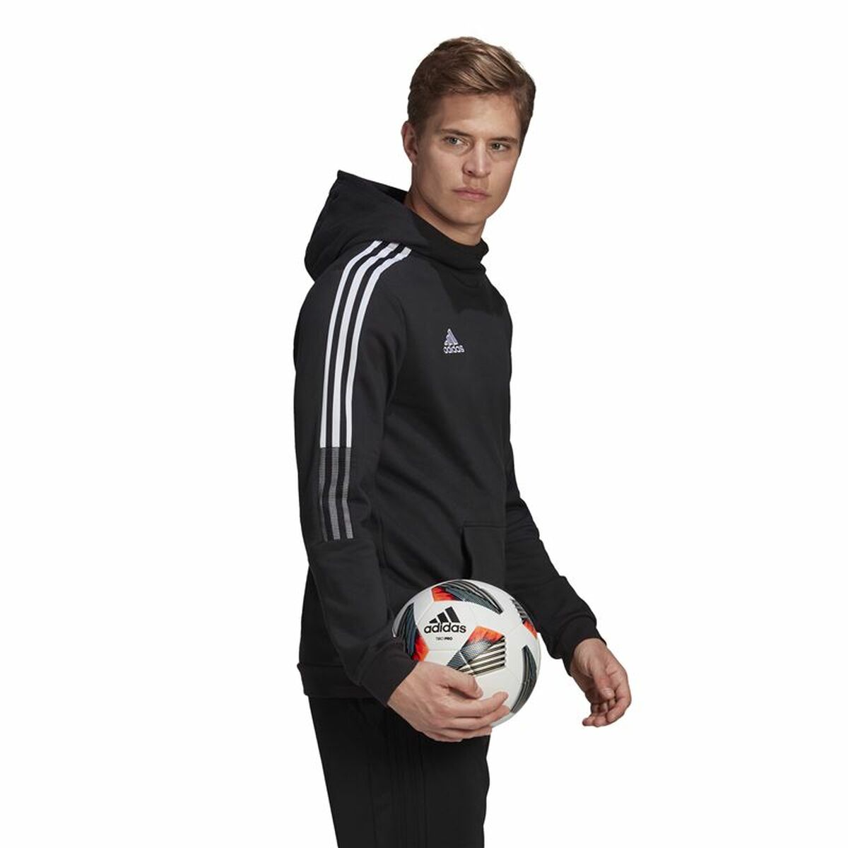 Tränings t-shirt, Vuxen Adidas Tiro 21 Svart (XS) - 4