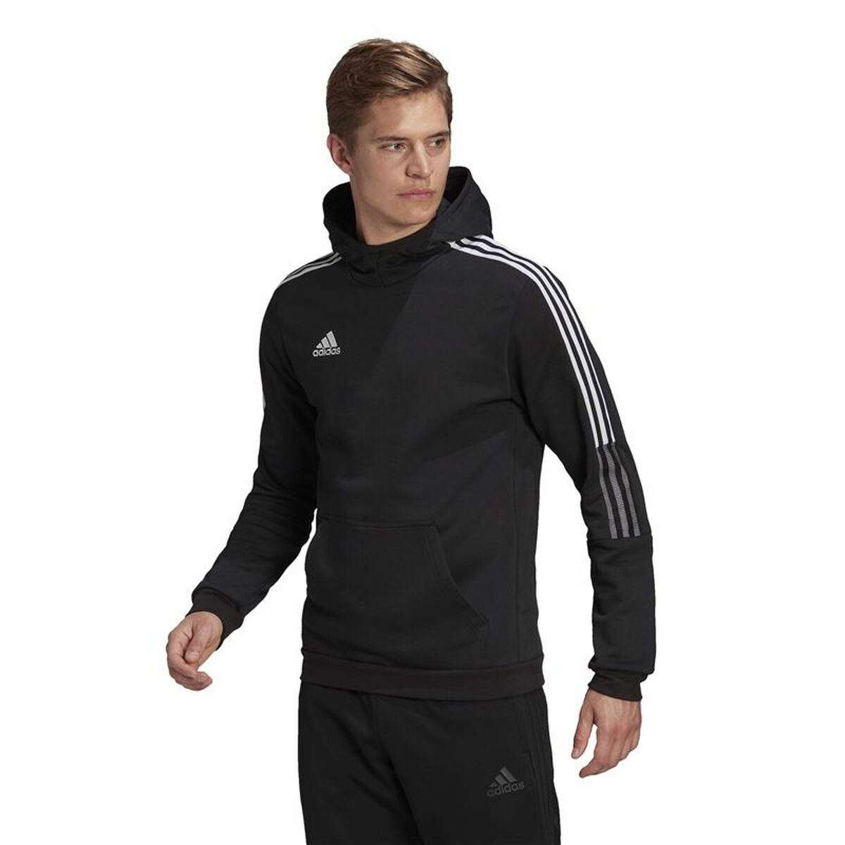 Tränings t-shirt, Vuxen Adidas Tiro 21 Svart (XS) - 2