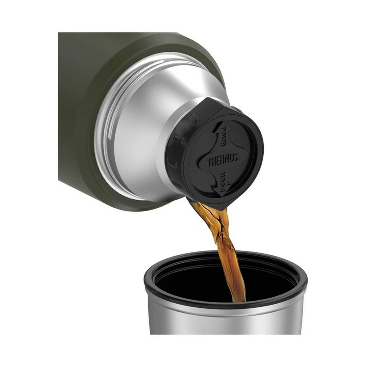 Termos Thermos 170028 Grön Rostfritt stål 470 ml - 2