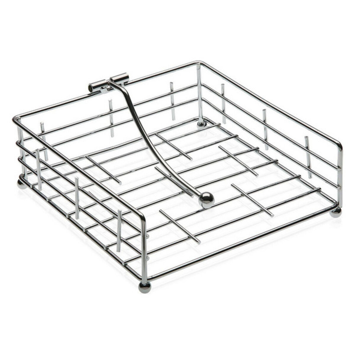 Servetthållare Versa Metall Stål 7 x 18,5 x 18,5 cm - 3