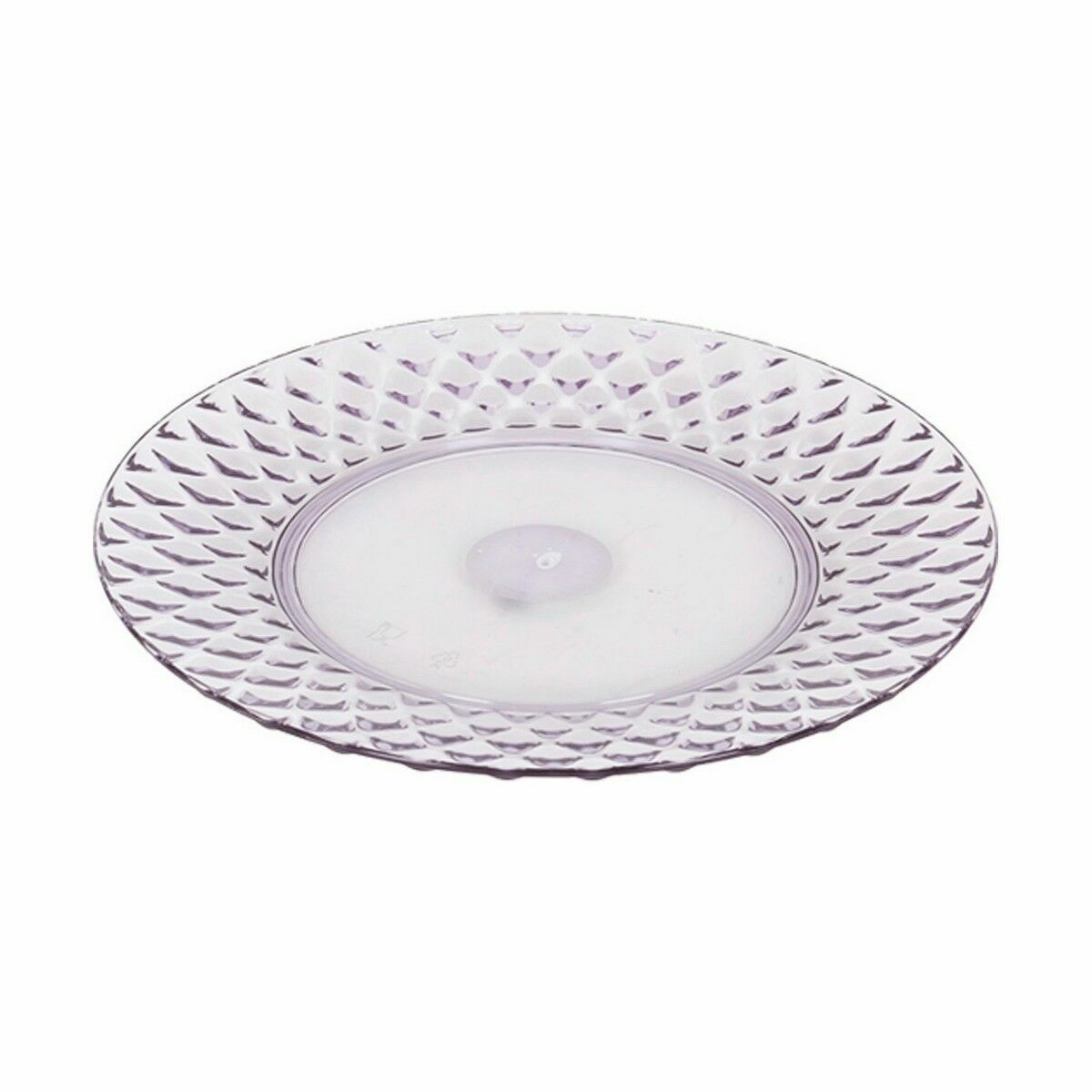 Platt skål La Mediterránea Plast 25 x 25 x 2,5 cm (24 antal) - 2