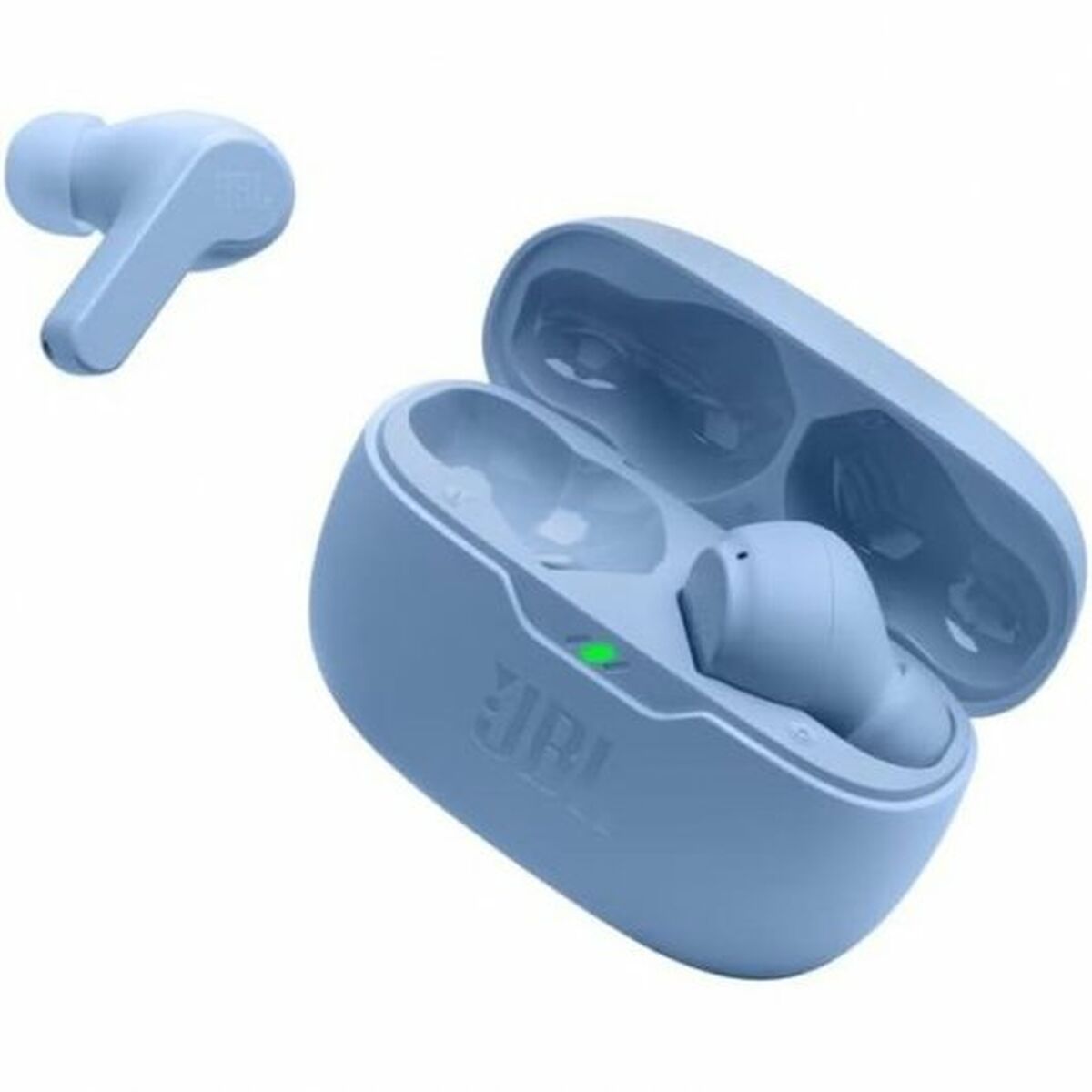 Hörlurar med Mikrofon JBL WAVE BEAM BLUE Blå Svart - 7