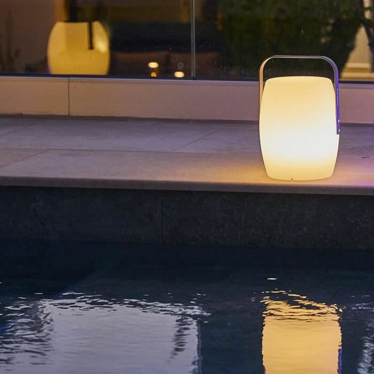 LED-lampa Lumisky Lucy Rock Vit Aluminium - 2