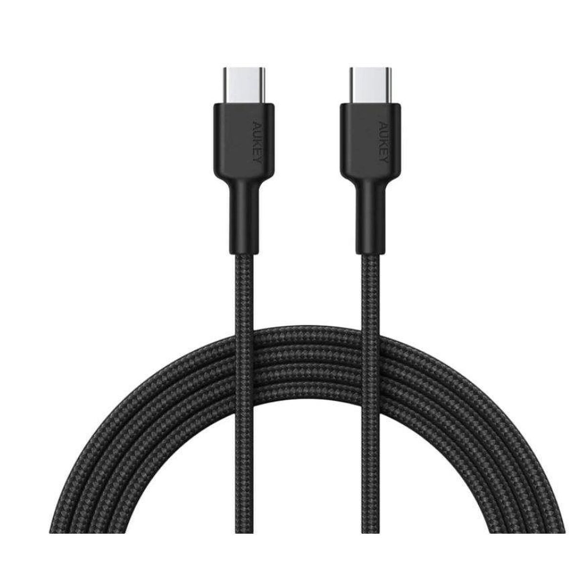 USB-C till USB-C Kabel Aukey CB-CD45 Svart 90 cm