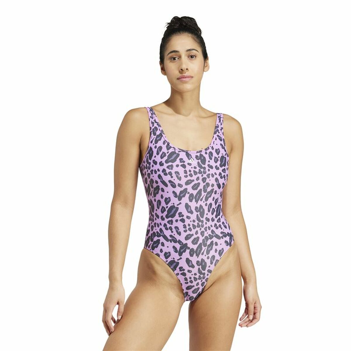 Baddräkt Dam Adidas Essentials Animal Print Rosa - 2