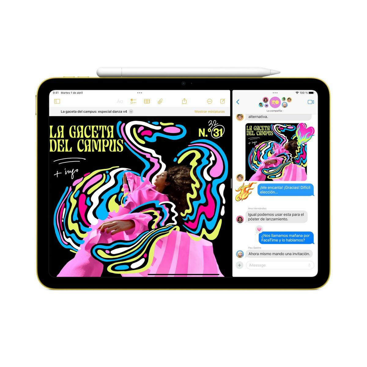 Läsplatta Apple Ipad 11 11" 512 GB Rosa - 3