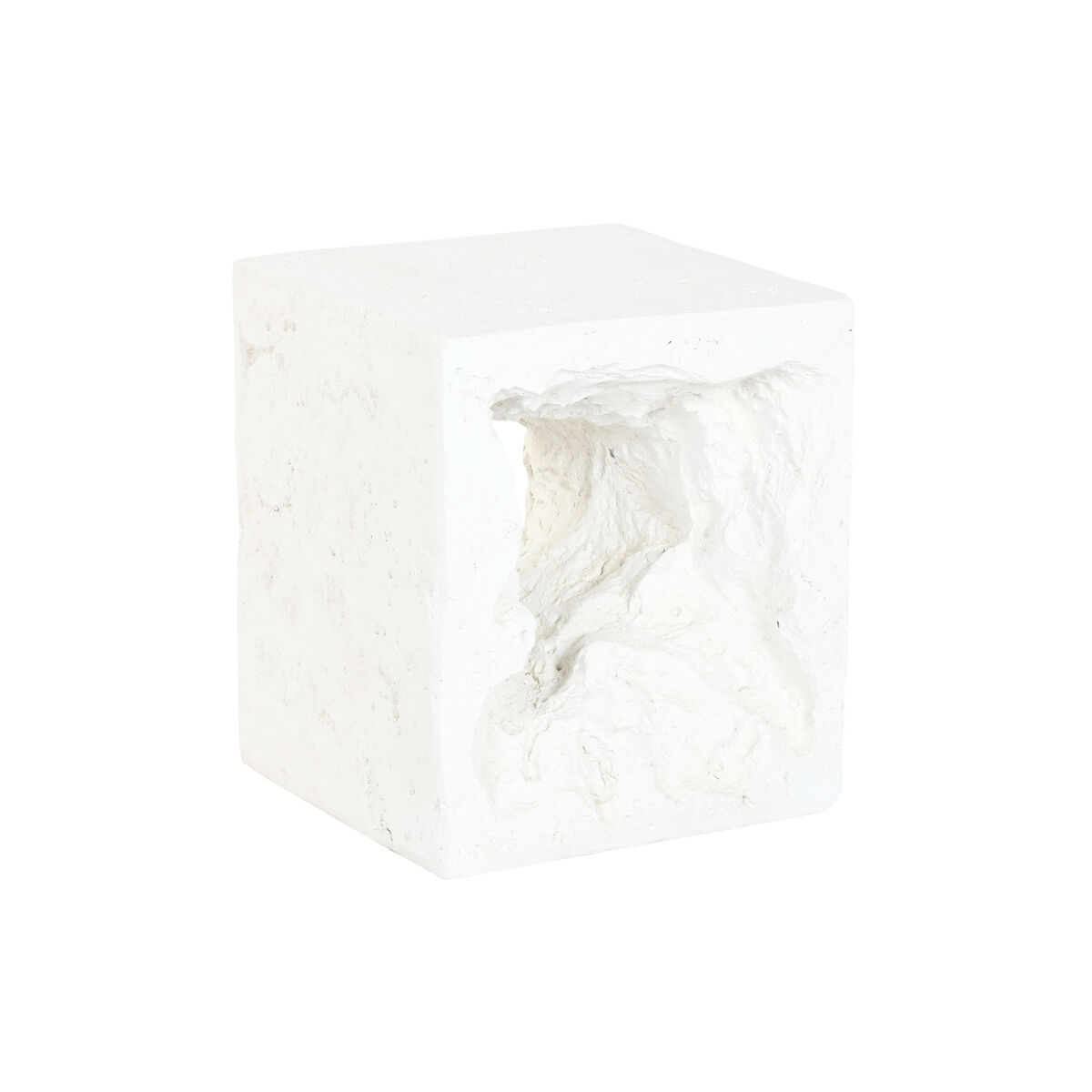 Sidobord Home ESPRIT Vit 40 x 40 x 46 cm