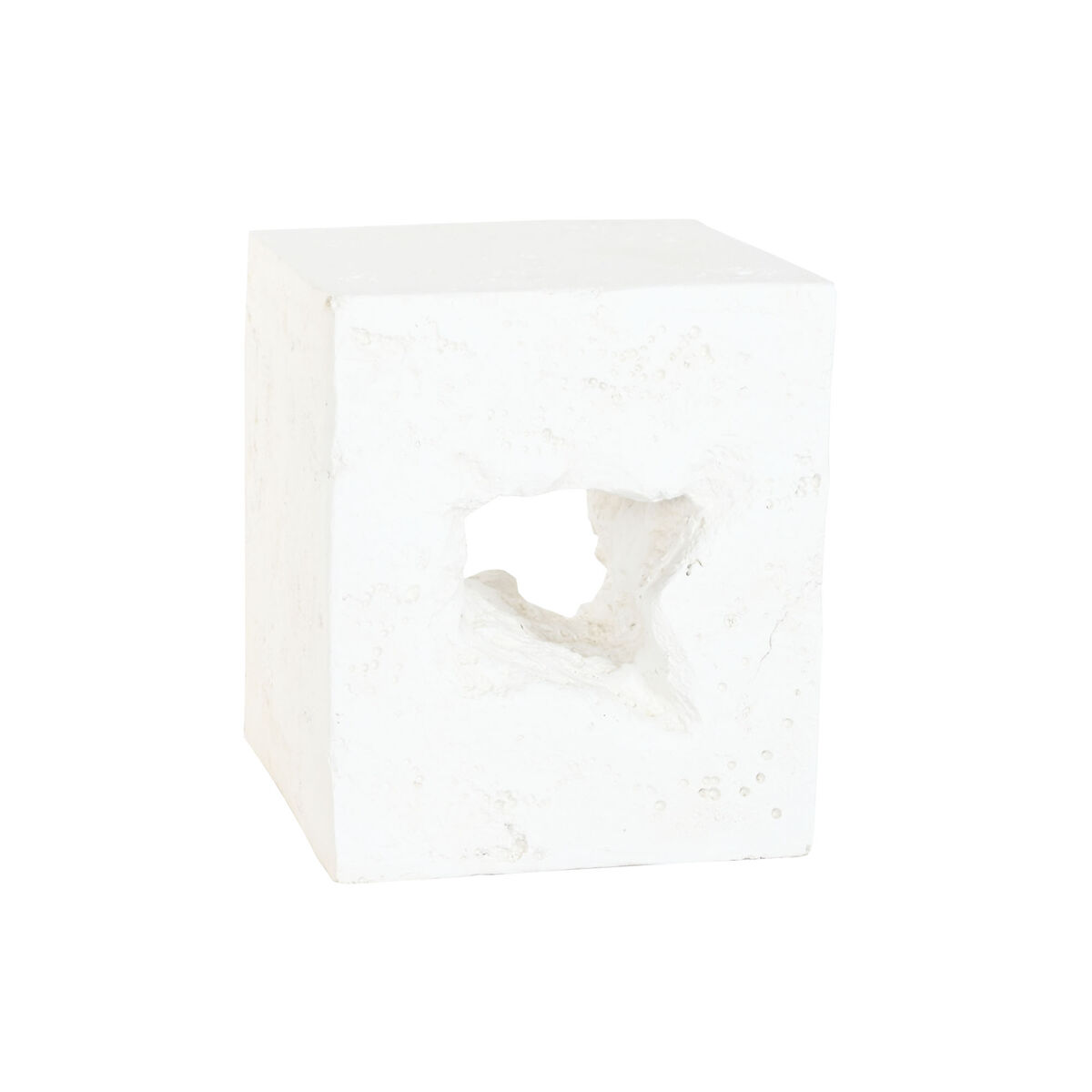 Sidobord Home ESPRIT Vit 40 x 40 x 46 cm - 2