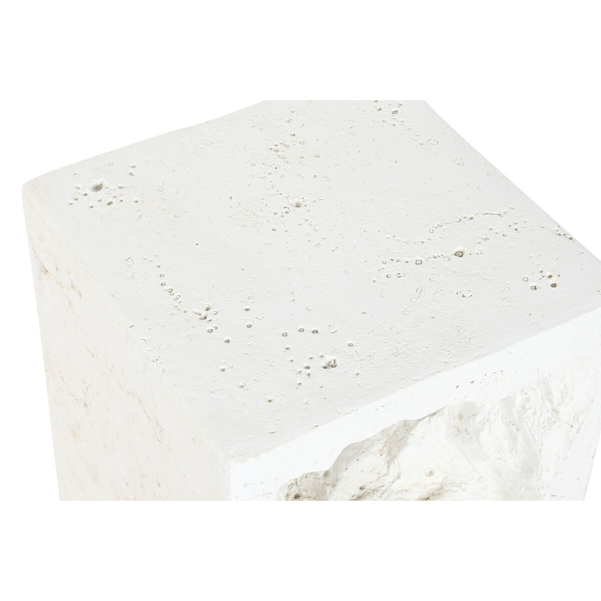 Sidobord Home ESPRIT Vit 40 x 40 x 46 cm - 3