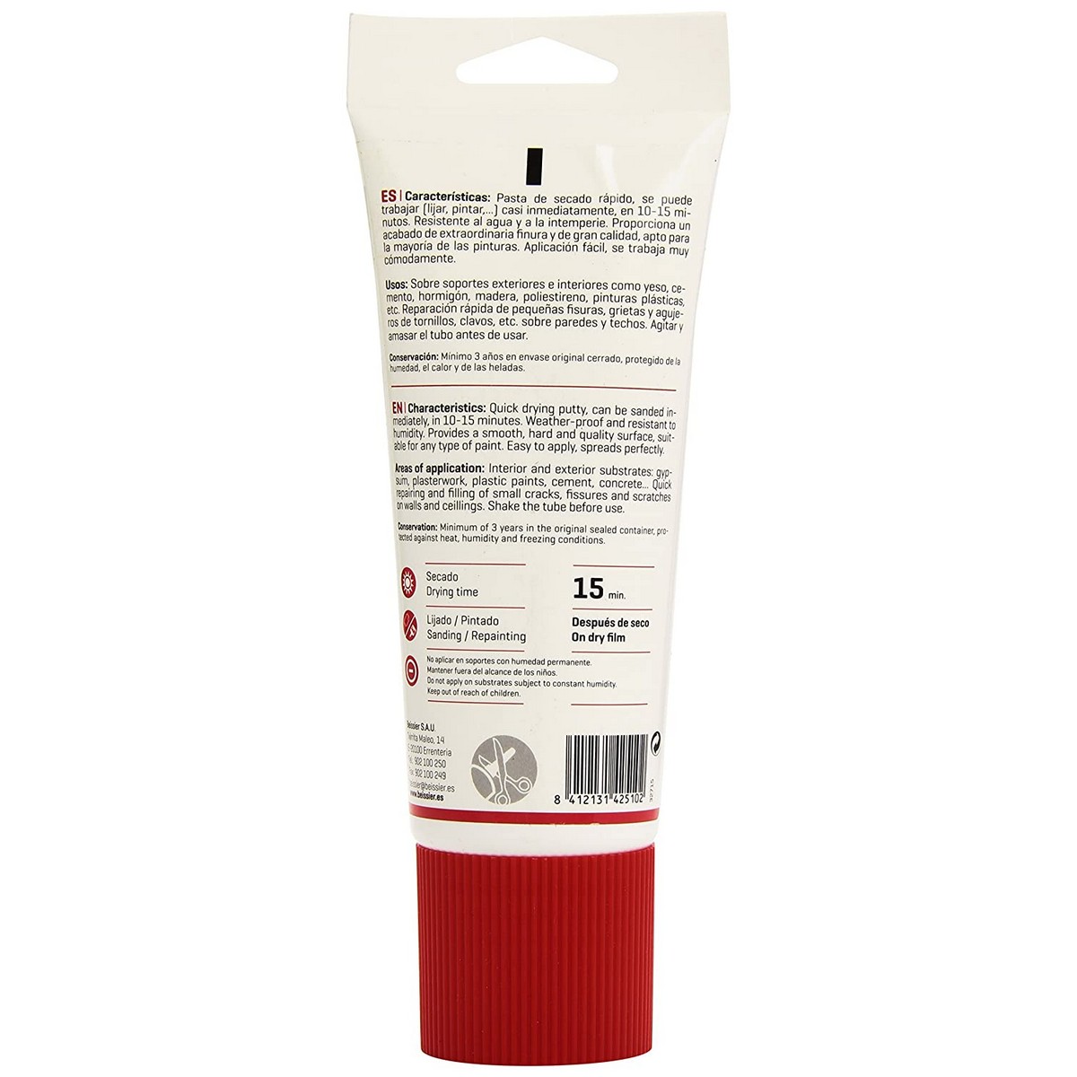Filler Aguaplast Standard omedelbart 200 ml Vit - 4