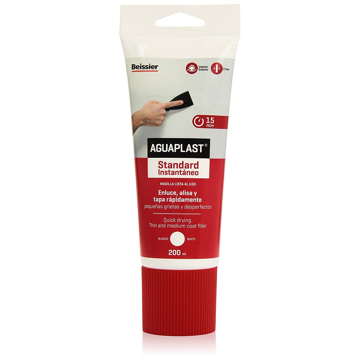 Filler Aguaplast Standard omedelbart 200 ml Vit - 3
