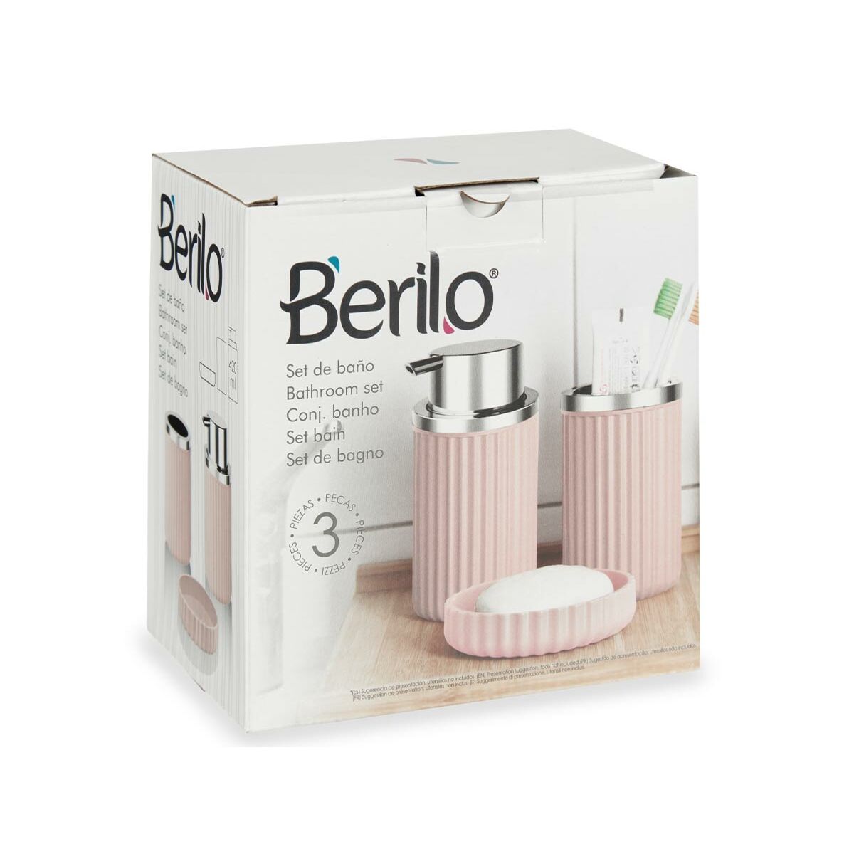Badkit Rosa Plast (12 antal) - 6
