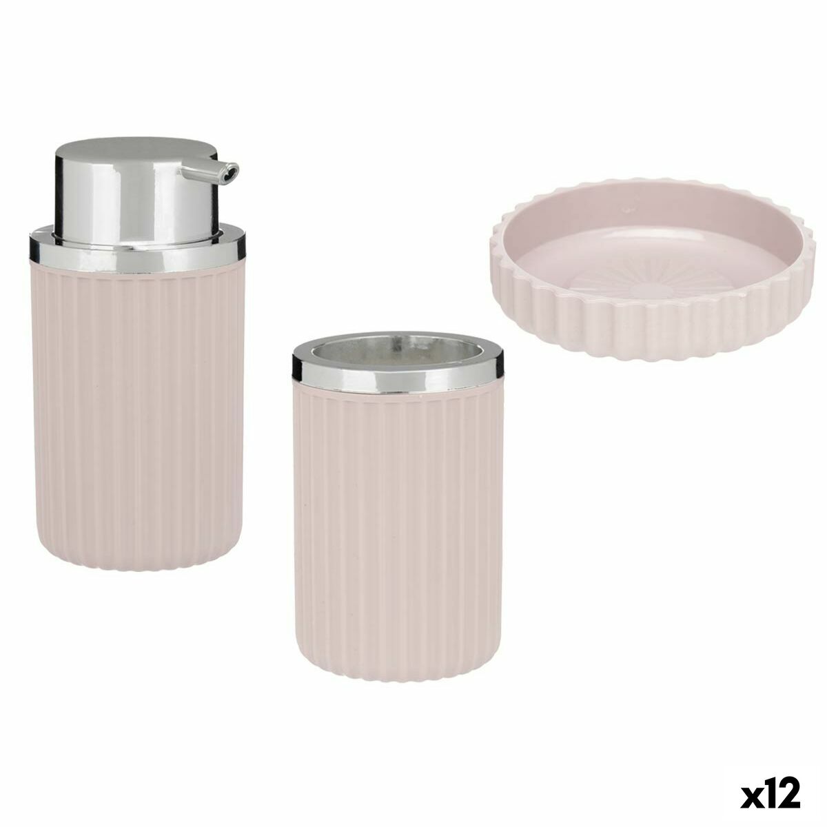 Badkit Rosa Plast (12 antal) - 3