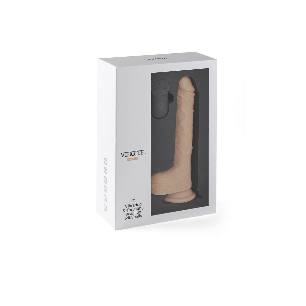 Realistisk vibrator Virgite 23 cm - 2