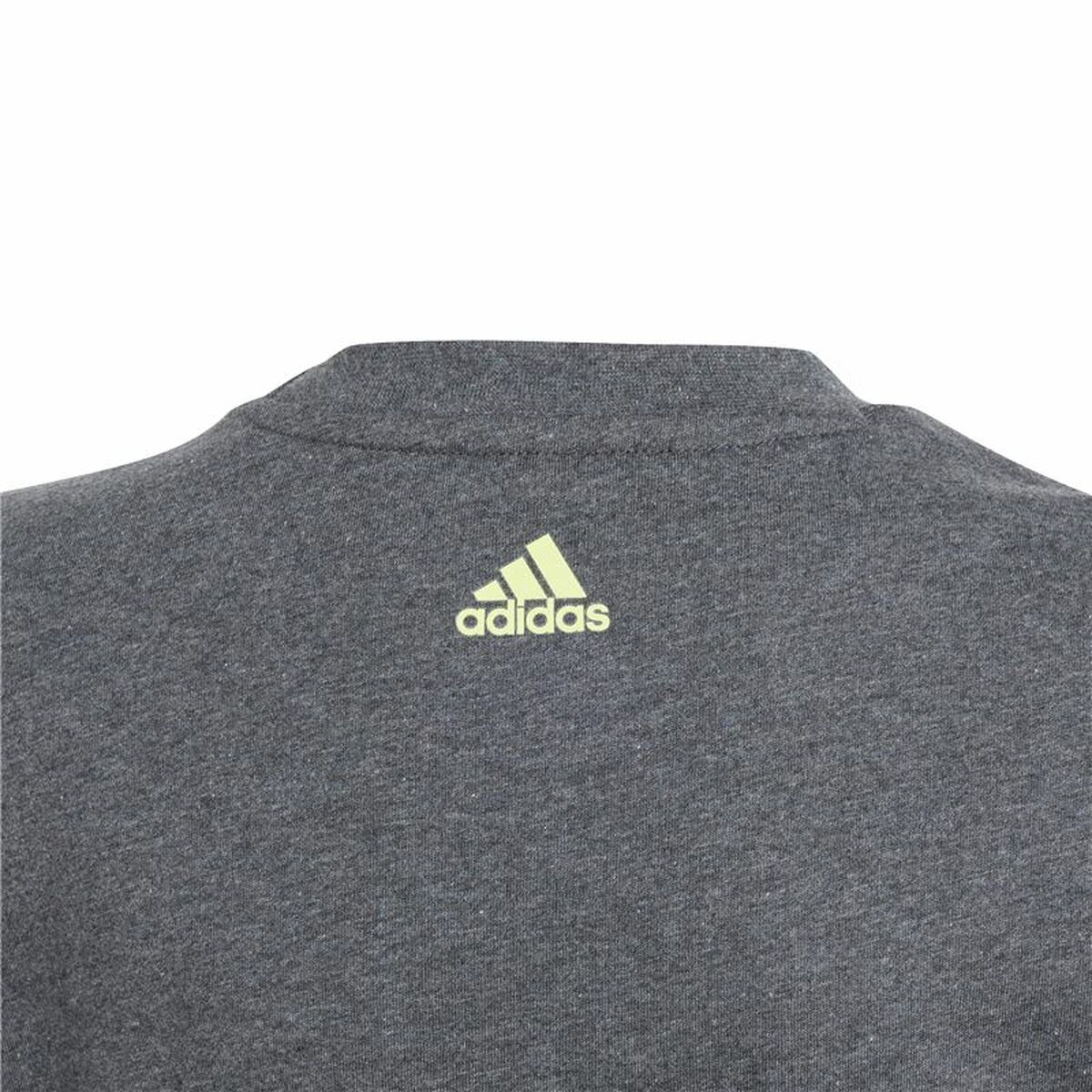 Barn T-shirt med kortärm Adidas Essentials Big Logo Grå - 4