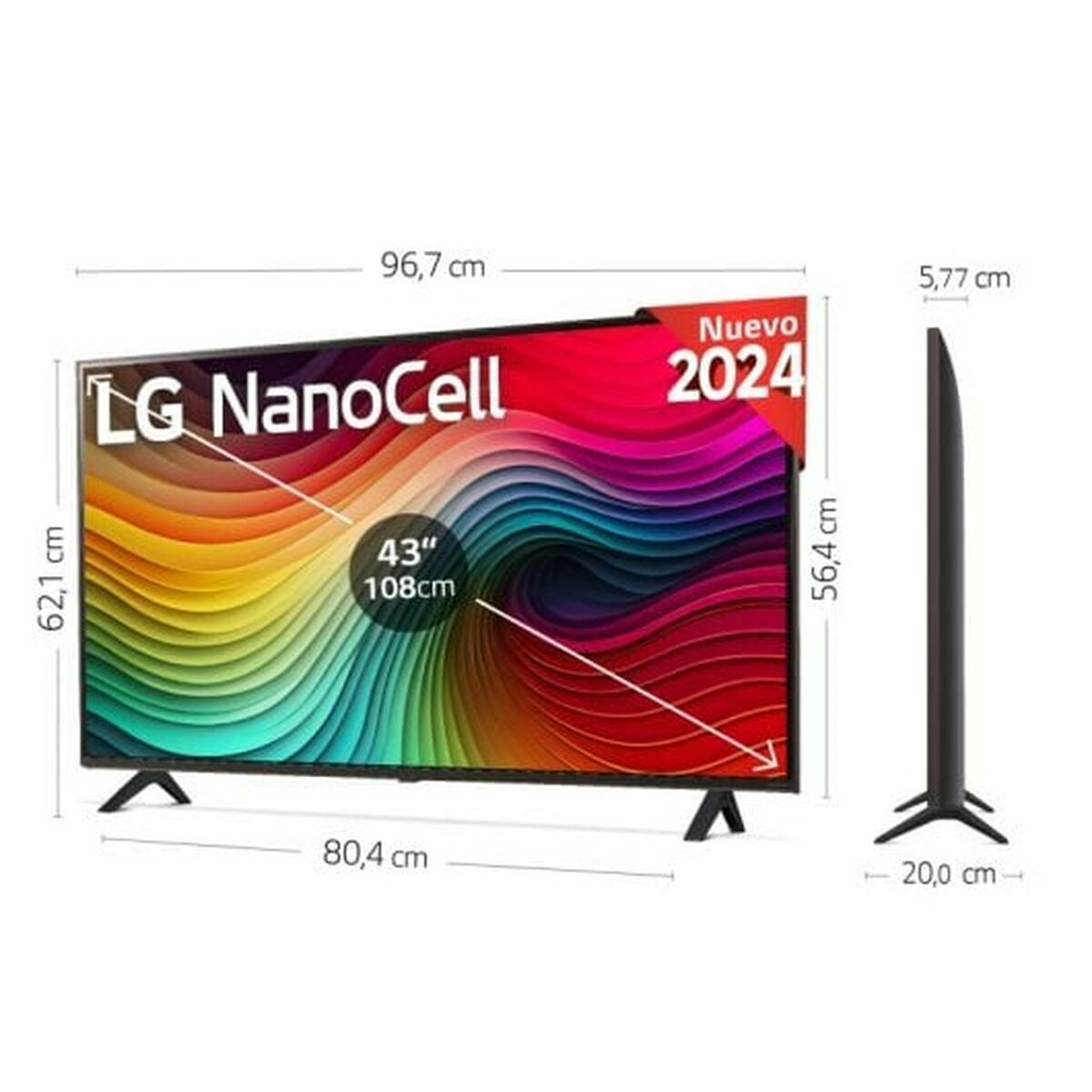 Smart TV LG 43NANO82T6B.AEU 4K Ultra HD 43" - 3