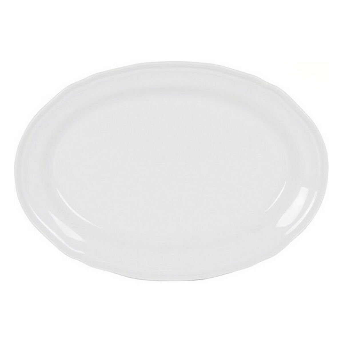Servingsfat Feuille Oval Porslin Vit (28 x 20,5 cm) - 2