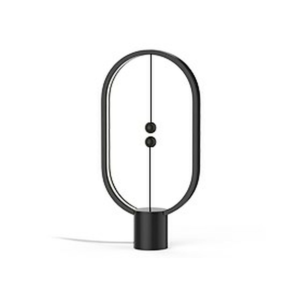 Bordslampa Allocacoc Heng Balance Ellipse Svart Plast 23 x 36 x 16 cm