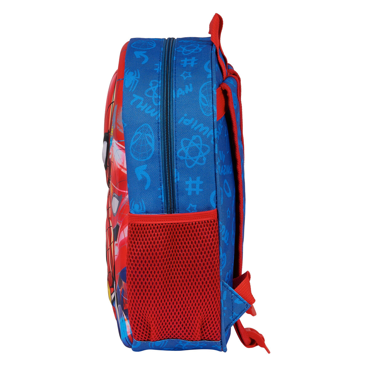Skolryggsäck 3D Spider-Man Röd Marinblå 27 x 33 x 10 cm - 3